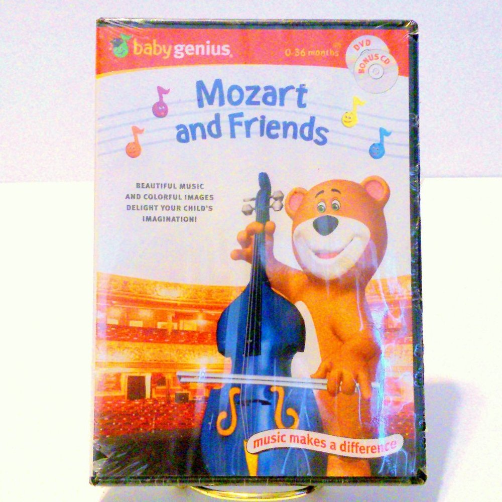 NIP Baby Genius - Mozart and Friends DVD + CD, 2006 0 to 36 Months Classical